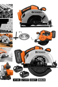 21 V Platinum Akülü Çelik Şanzuman Şarjlı Ahşap Sunta Ağaç Kesme Makinası Daire Testere