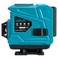 ASSUR ASR-LL12 16 Çizgili 4x360° Yeşil Lazer Terazi – Profesyonel Şakül ve Hizalama Seti