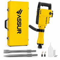 ASSUR Profesyonel Elektrikli Kırıcı Yıkım Çekici Sarı Çantalı Set