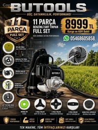 ÇELİK DİŞLİ 11 SIRT TIRPAN MOTORU  ÇOK AMAÇLI BAŞLIK