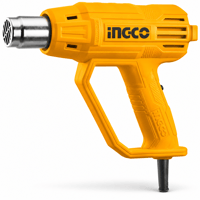 INGCO 2000W Profesyonel Isı Tabancası Sıcak Hava Tabancası Nozul ve Kazıyıcı Aparatlı