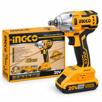INGCO P20S 20V 300 Nm Kömürsüz Akülü Somun Sıkma ve Bijon Sökme Makinesi 1/2” 2.0Ah