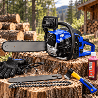 LGM5800 Benzinli 2.4Hp Magnezyum Karter Zincirli Ağaç Odun Kesme Motoru Makinesi