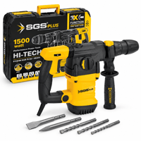SGS Plus SGS5183 1500W 5 Joule SDS Plus Profesyonel Kırıcı Delici Matkap 5 Parça Uç Setli