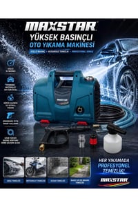 YÜKSEK BASINÇLI ARAÇ YIKAMA 130 BAR BAKIR SARGILI