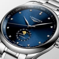  Longines L2.919.4.97.6  Master Collection Moon Phase 42 mm Erkek Kol Saati