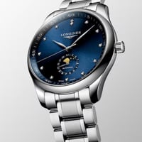  Longines L2.919.4.97.6  Master Collection Moon Phase 42 mm Erkek Kol Saati