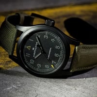 Hamilton Khaki Field Mechanical Call of Duty H69469930 38mm Erkek Kol Saati