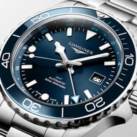 Longines HydroConquest 43mm GMT L3.890.4.96.6 Erkek Kol Saati