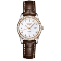 Longines L2.285.5.88.3 Conquest Automatic Pırlantalı Kadın Saati 