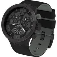Swatch Big Bold SB02B400 Checkpoint Black Chrono Erkek Saati
