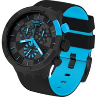 Swatch Big Bold SB02B401 Checkpoint Blue Chrono Erkek Saati