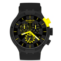 Swatch Big Bold SB02B403 Checkpoint Yellow Unisex Chrono Kol Saati