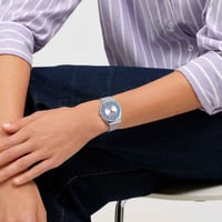 Swatch Irony Skin Lyrically Lavender SYXS157 Bayan Kol Saati