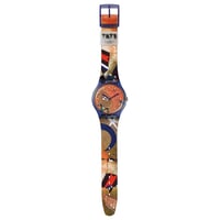 Swatch SO29Z136 Miro's Women & Bird in The Moonlight Unisex Kol Saati