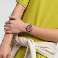 Swatch SO29Z136 Miro's Women & Bird in The Moonlight Unisex Kol Saati