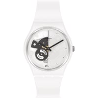 Swatch SO31W101 Live Time White Bioceramic Unisex Kol Saati
