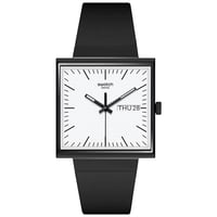 Swatch SO34B700 What if ...Black Unisex Kol Saati