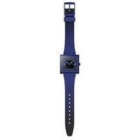 Swatch Squarely Blacklight SO34N700 Unisex Kol Saati