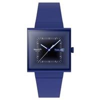 Swatch Squarely Blacklight SO34N700 Unisex Kol Saati