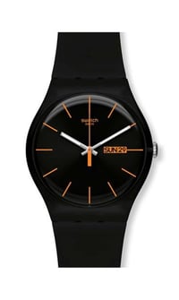 Swatch SUOB704 Dark Rebel Erkek Saati