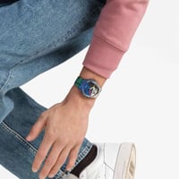 Swatch SUOZ363 Leger's Two Women Holding Flowers Unisex Kol Saati