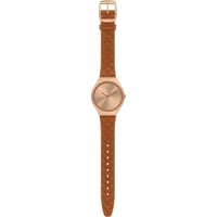 Swatch SYXG115 Brown Quilted Kadın Saati