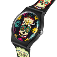 Swatch The Simpsons Collection D'oh of the Dead 41mm Unisex Saat  SO29Z135