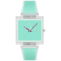 Swatch What If… See Thru Mint SO38K702 Kadın Kol Saati