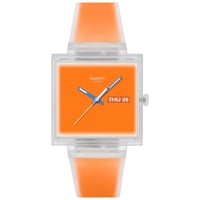Swatch WHAT IF... Jelly See Thru Orange SO38K704 Kol Saati