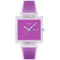 Swatch WHAT IF... Jelly See Thru Magenta SO38K705 Kol Saati