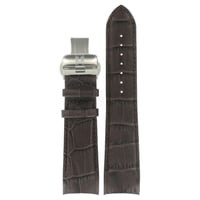 Tissot Couturier Saatler için 23/20mm Orijinal Kahverengi Deri Kordon Kayış T600.041.084 Tokalı