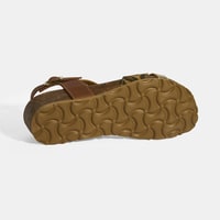  Leopar Kadın Toka Detaylı Nubuk Sandalet