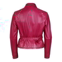 Abina Mor Kadın Deri Ceket