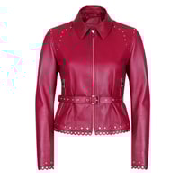 Abina Mor Kadın Deri Ceket