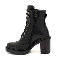 Abran Siyah Kadın Deri Bot