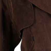 Abree Kahve Kadın Süet Deri Ceket