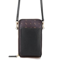 Adale Siyah Kadın Monogram Telefon Çantası