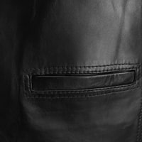 Aditsan Siyah Erkek Deri Yelek