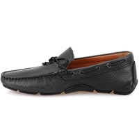 Adriana Siyah Erkek Deri Loafer