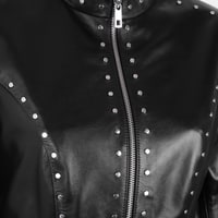 Ady Siyah Kadın Deri Ceket