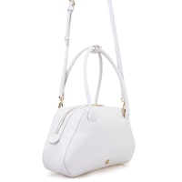 Afsoon Beyaz Kadın Deri Omuz Çantası