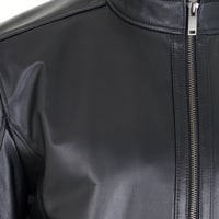 Agostino Siyah Erkek Deri Ceket