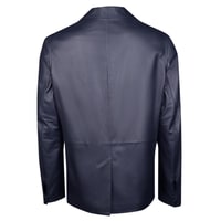 Ahanu Antrasit Erkek Deri Blazer Ceket