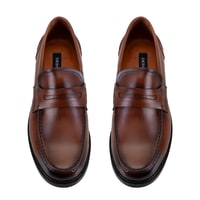 Aista Taba Erkek Günlük Deri Loafer Ayakkabı