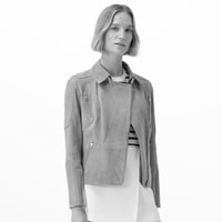 Akadia Siyah Kadın Deri Ceket