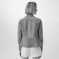 Akadia Siyah Kadın Deri Ceket