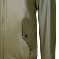 Akando Haki Erkek Bomber Deri Ceket