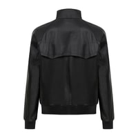 Akando Siyah Erkek Bomber Deri Ceket