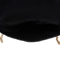 Alaina Siyah Kadın Hasır Omuz Çantası